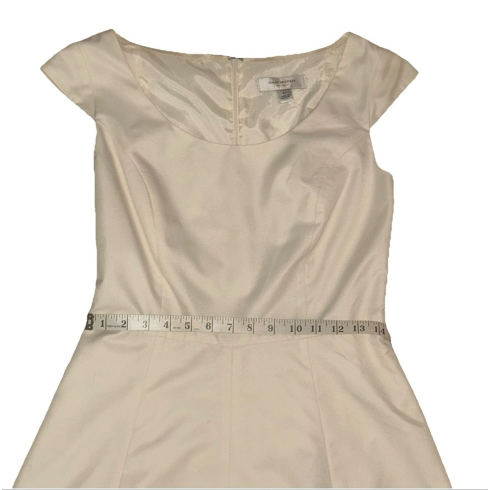 Women's Isaac Mizrahi Dress Size 6 Ivory - Picture 3 of 6